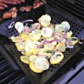 Grilled Squash with Basil and Onion