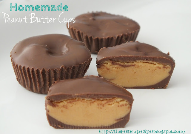 Homemade Peanut Butter Cups from {The Best Blog Recipes}