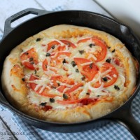 Deep Dish Beer Crust Pizza - www.thisgalcooks.com 4 wm