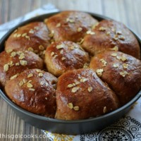 Oatmeal Molasses Rolls from www.thisgalcooks.com 4 wm
