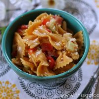 Greek Style Pasta Salad from www.thisgalcooks.com #pasta #greek #salad 3wm