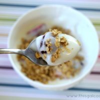 Healthy Fresh Fruit Yogurt Parfait from www.thisgalcooks.com
