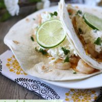 Tequila Lime Shrimp Tacos from www.thisgalcooks.com #shrimp #tequila #tacos 2WM