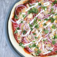 Chicken Enchilada Pizza from www.thisgalcooks.com #tysongrilled&ready 2WM