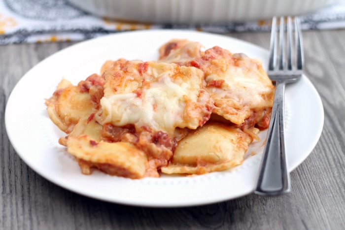 ravioli in is tossed Bake. cheese recipe baked  Ravioli frozen  filled Frozen  Easy ravioli Chipotle