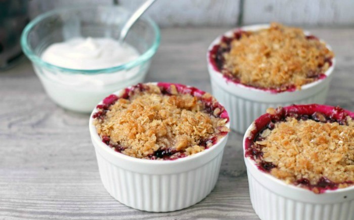 Image result for fresh cherry crumble recipes