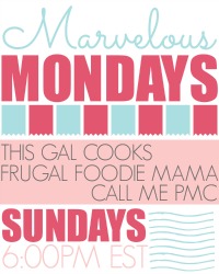 Marvelous Mondays Link Party at This Gal Cooks