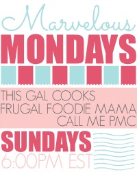 Marvelous Mondays Link Party at This Gal Cooks