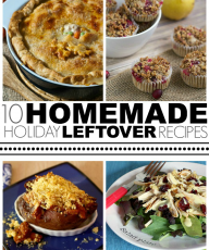 Ten Homemade Holiday Leftover Recipes. Ideas on how to use up items ranging from turkey to cranberries to pumpkin puree!