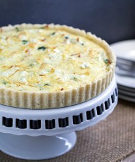 Spinach, Leek and Goat Cheese Tart