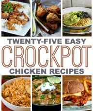 25 Easy Crock Pot Chicken Recipes - This Gal Cooks #chicken #slowcooker #dinner