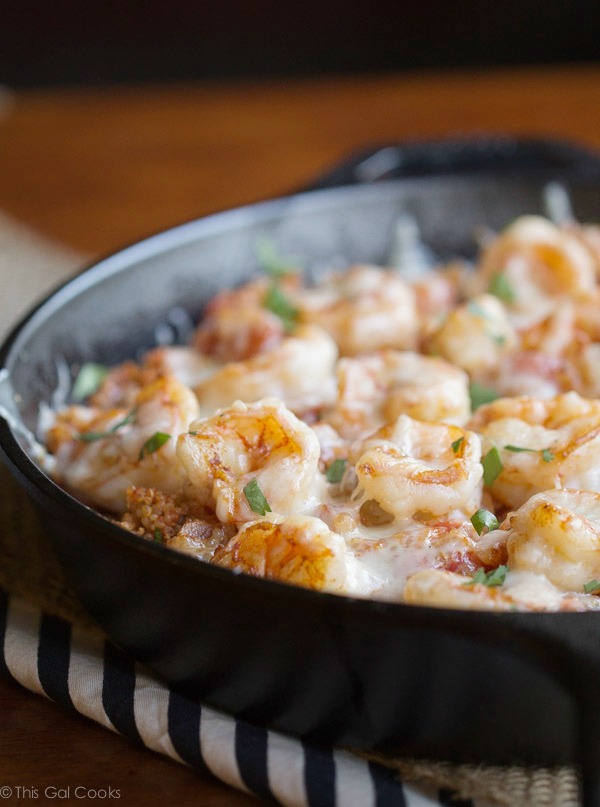 Cajun Shrimp Quinoa Casserole This Gal Cooks