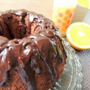 Chocolate Screwdriver Angel Foodcake by Frugal Foodie Mama