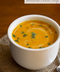 Moroccan Carrot Soup - This Gal Cooks #dairyfree #dinner #secretrecipeclub