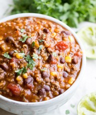 Slow Cooker Tex Mex Soup on This Gal Cooks