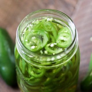 Quick pickled jalapeños are a life saver for jalapeno fans that want a pickled jalapeños right now! These pickled jalapeños are ready for use in all of your recipes in under an hour.
