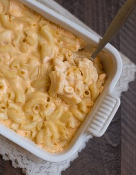 Baked Four Cheese Macaroni and Cheese