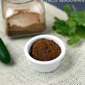 Homemade Taco Seasoning - This Gal Cooks #tacoseasoning #seasonings #tacos