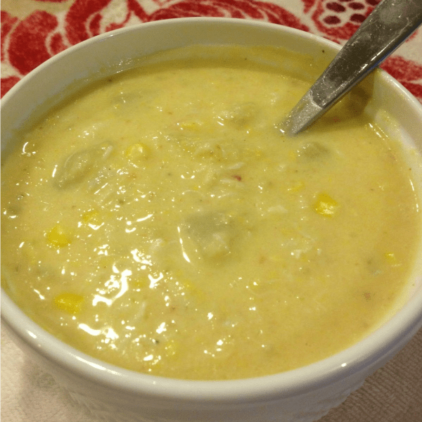 Spicy Crab and Corn Chowder