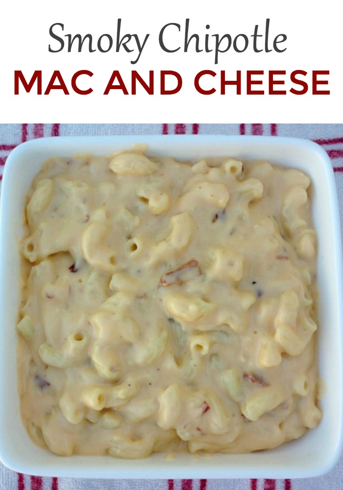 Smoky Chipotle Macaroni and Cheese - a great addition to any dinner meal!