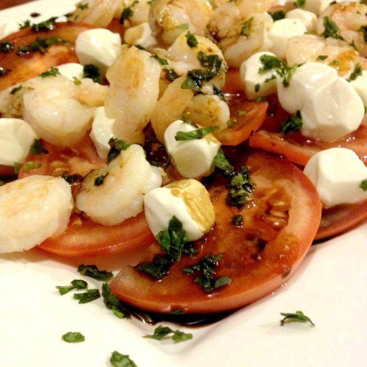 Shrimp Caprese Salad