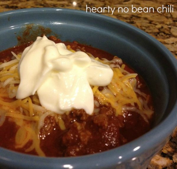 Hearty No Bean Chili Recipe - This Gal Cooks #soup #nobean #dinner