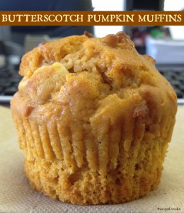 Butterscotch Pumpkin Muffins from www.thisgalcooks.com