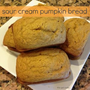 Sour Cream Pumpkin Bread