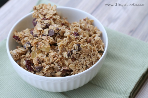 Chocolaty Fruit N Pecan Granola3wm