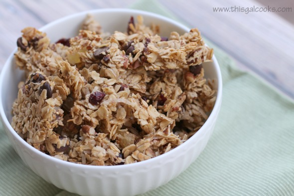 Chocolaty Fruit N Pecan Granola4wm