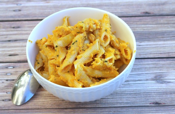 butternut squash cream sauce and penne3