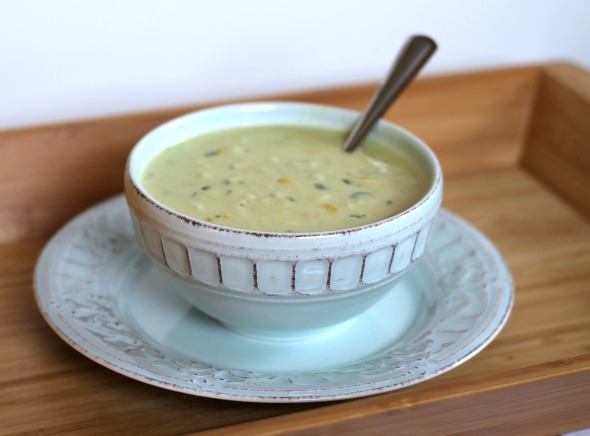 roasted poblano crab chowder-2