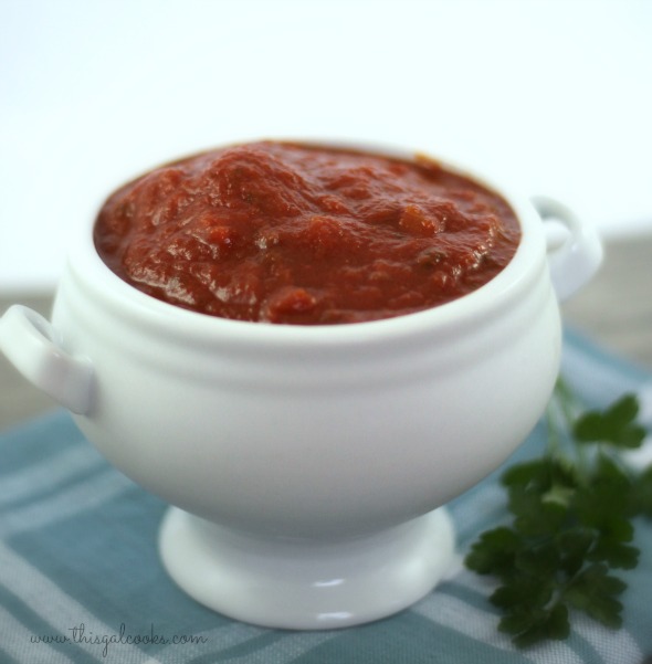 Homemade Spaghetti Sauce with Sausage - This Gal Cooks 3 (wm)