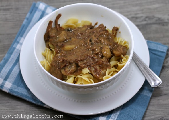 Roast Beef with Creamy Beer Sauce from www.thisgalcooks.com 2 wm