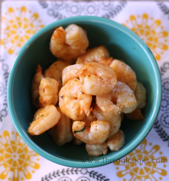 Grilled Cilantro Lime Shrimp from www.thisgalcooks.com #grilling #seafood 2wm