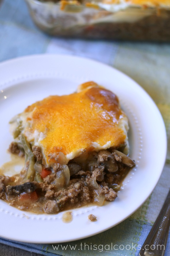 Guinness Turkey Shepherds Pie from www.thisgalcooks.com #beer #casseroles 2wm