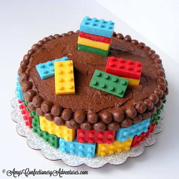 Lego Cake © AmysConfectioneryAdventures.com