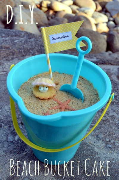 cake in a bucket easy summer party cake diy