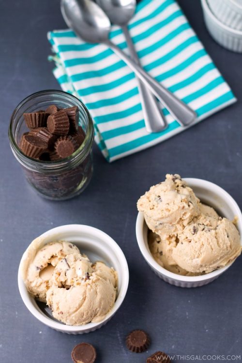 Fluffernutter Peanut Butter Cup Ice Cream This Gal Cooks