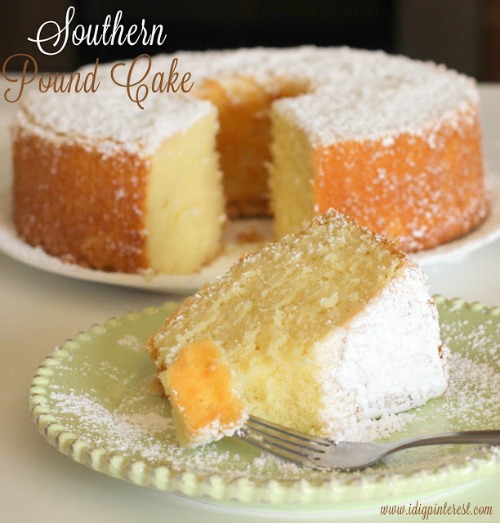 Southern Pound Cake by I Dig Pinterest