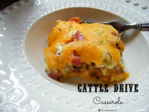 Cattle Drive Casserole by Who Needs A Cape?