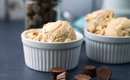 Fluffernutter Peanut Butter Cup Ice Cream