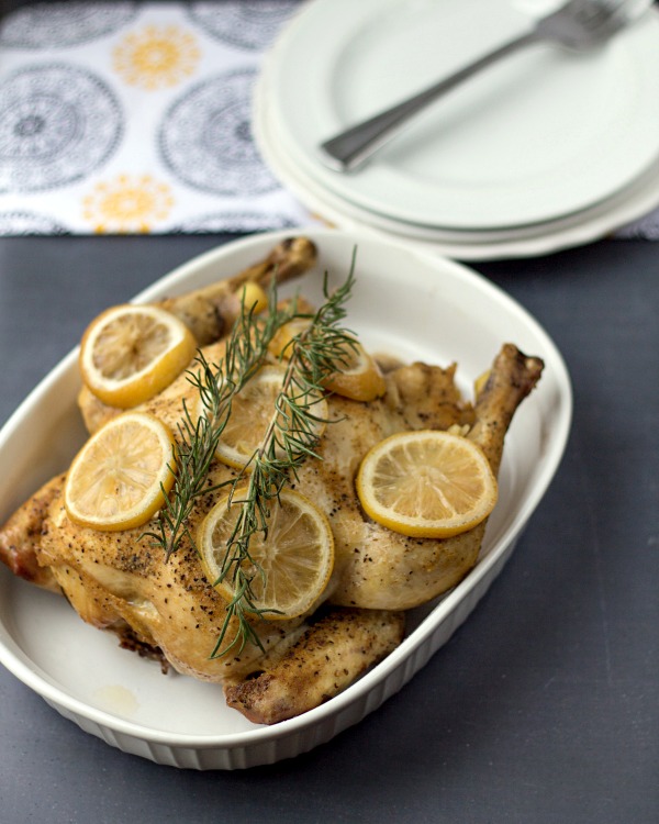 Crockpot Lemon Rosemary Chicken from www.thisgalcooks.com