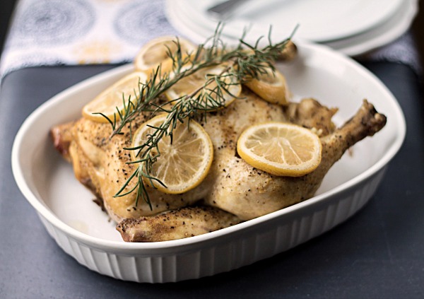 Crockpot Lemon Rosemary Chicken from www.thisgalcooks.com