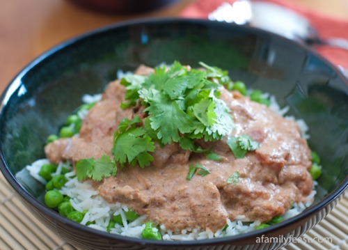 Slow Cooker Chicken Tikka Masala by A Family Feast