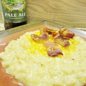 Beer Cheese Risotto by Frugal Foodie Mama