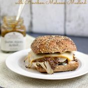 Hot Turkey Sandwiches with Bourbon Molasses Mustard by This Gal Cooks. #hotsandwiches #turkey #bourbonmolassesmustard