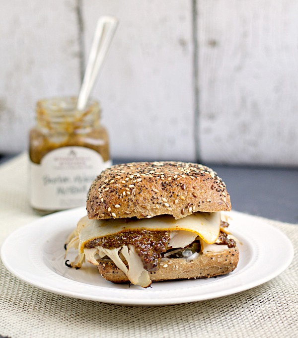 Hot Turkey Sandwiches with Bourbon Molasses Mustard by This Gal Cooks. #hotsandwiches #turkey #bourbonmolassesmustard