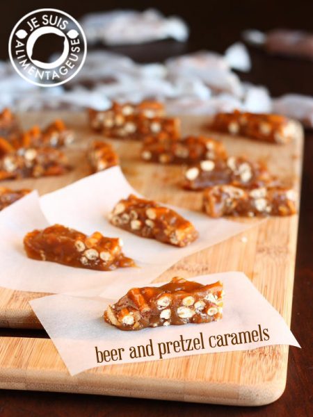 Beer Pretzel Caramels from Lisa @ Je Suis Alimentageuse