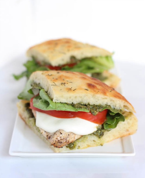 Grilled Chicken Pesto Sandwich by Spoonful of Flavor